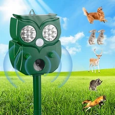 Ultrasonic Garden Cat Repellent Waterproof Ultrasonic Animal Repeller Motion