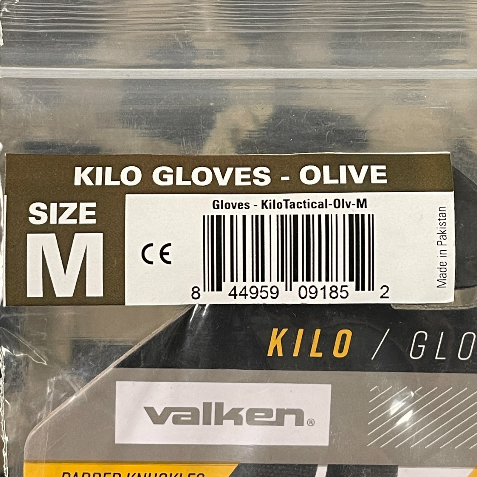 NEW Valken Kilo Full Finger Tactical Paintball Gloves - Olive - Medium