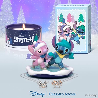 Charmed Aroma Disney® Lilo and Stitch Angel Holiday Candle