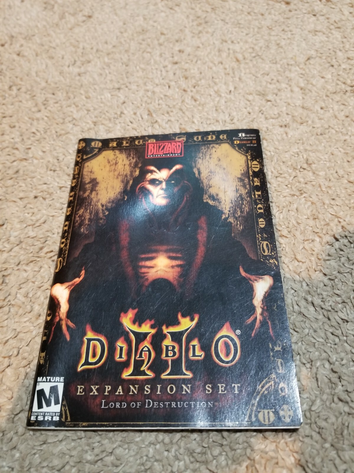 Diablo II Lord of Destruction Expansion Set MANUAL ONLY