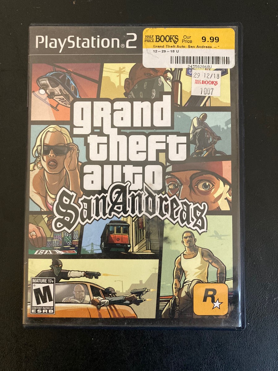 Grand Theft Auto: San Andreas Sur PS2 – Version Française, Neuve Sous Blister, Rockstar Games