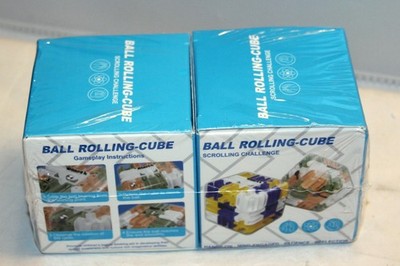 2 pcs,    3D Rolling Ball Maze Cube Puzzle Toy Kids Brain Teaser