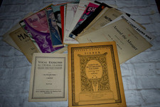 Antique Sheet Music Song Books 1909-1930 Complete Loose Sheets Lot of 30