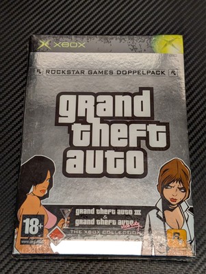   Grand Theft Auto Rockstar Doppelpack GTA III 3 Vice Xbox Classic New Sealed  