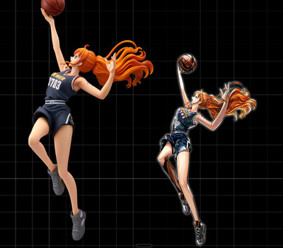 ONE PIECE × NBA MASTER STARS PIECE THE NAMI DENVER NUGGETS figure