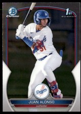 2023 Bowman #BCP-137 Juan Alonso Chrome Prospects
