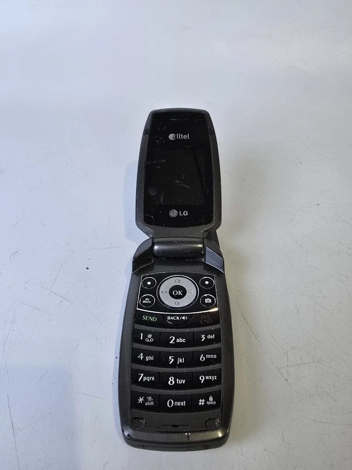 LG AX355 - Gray and Black ( Alltel ) CDMA Flip Phone - Image 2 of 4