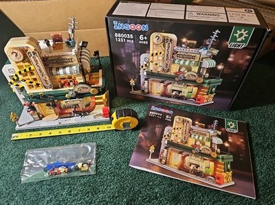Insoon #880035 - Modular Building Block Set - Detective Agency - 1231 Pieces