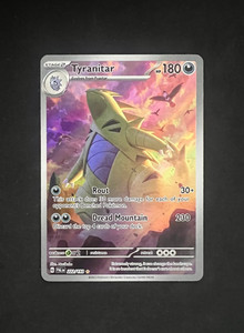 Tyranitar 222/193 Scarlet & Violet Paldea Evolved Pokemon Card NM Pack Fresh