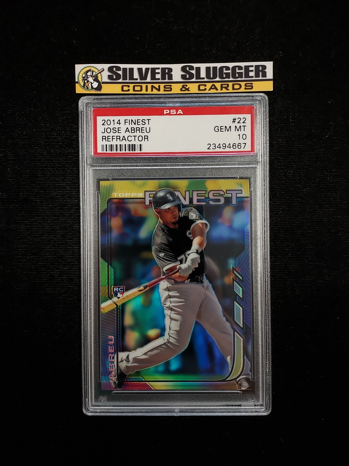 2014 Jose Abreu Topps Finest Refractor #22 PSA 10 RC Rookie Chicago White Sox