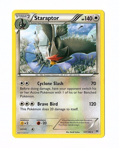 Staraptor 127/162 Breakthrough Regular Rare - Pokemon Card LP
