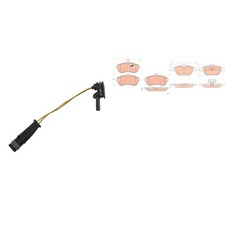 TRW BREMSBEL&Auml;GE VORNE + HINTEN passend f&uuml;r MERCEDES C-KLASSE W204  E-KLASSE W207