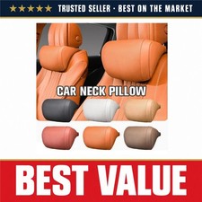 Car Headrest Neck Pillow Memory Foam Ergonomic Travel Neck Support Soft