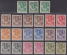 Northern Rhodesia 1925 King George V Set to 10d with shades Mint SG1-9
