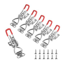 Spannverschluss 6er Set Metall Knebelverschluss 100 kg Haltekraft f&uuml;r Kisten