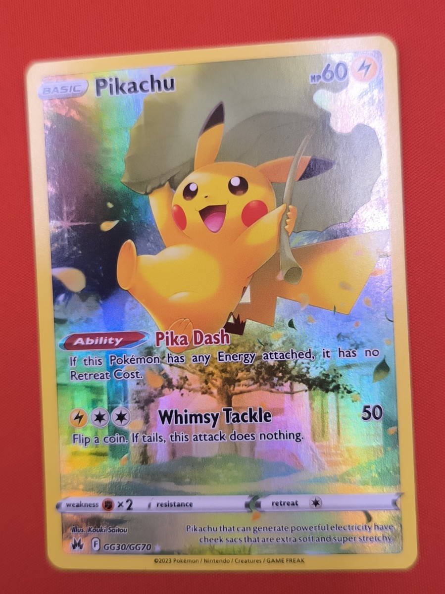 Pikachu GG30/GG70 Crown Zenith Galarian Gallery Ultra Rare Pokemon
