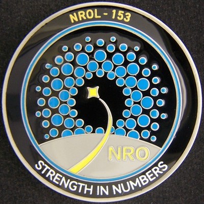 NROL-153 Strength in Numbers Proliferated Architecture NRO Challenge Coin