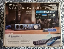 Presonus AudioBox iTwo Studio | AudioBox iTwo HD7 Headphones M7 Mic S1 Artist