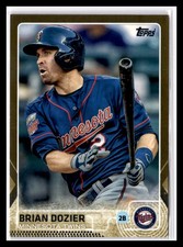 2015 Topps #259 Brian Dozier Gold #/2015