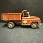 Vintage Bronze Tonka Hydraulic Pressed Steel Dump Truck..1950s-60s