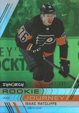 2022-23 Synergy Hockey Card Rookie Journey Home Green #RJ-13 Isaac Ratcliffe/249
