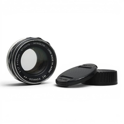 Minolta MC Rokkor-PF 55mm 1:1.7   Vintage Objektiv SR/MC-Mount