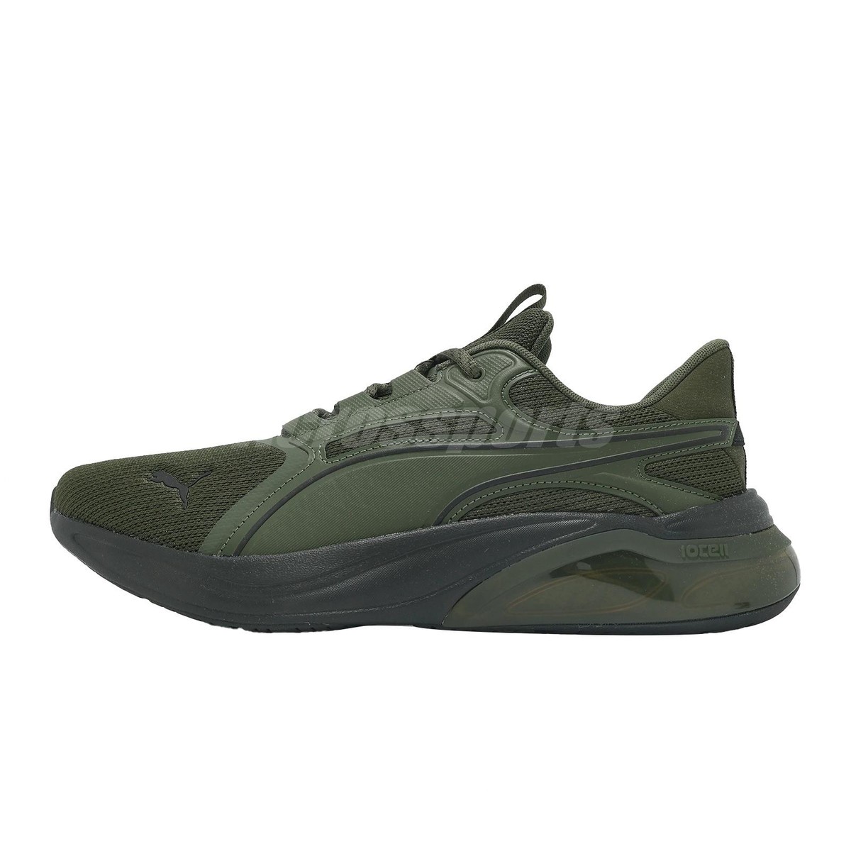 Puma Cell Thrill Dash Olive Black Men Unisex Road Running Jogging