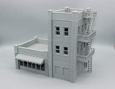 1/48 O Scale City Building Shop Garage Modula...