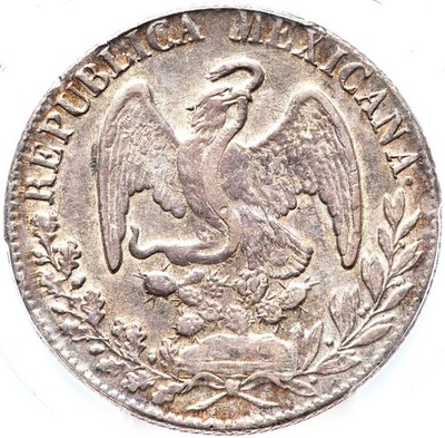 Mexico: 8 Reales 1836-Do RM, Durango Mint, Dies of 1832-1842. PCGS