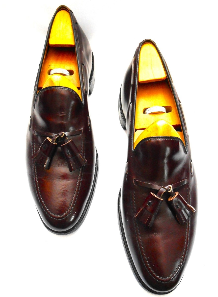 Alden 663 for Brooks Brothers 769 Men's 9.5C Calf Burgundy Tassel