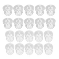 10Pcs Sound Amplifier Dome Soft Anti Static Dual Layer Closed Sound Aid Tips 6mm