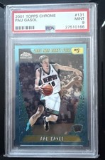 2001-02 Topps Chrome Pau Gasol RC PSA 9