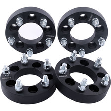 Dcvamous 4pc Black 5x4.5 To 5x5 Wheel Adapters 1.25 Inch 12 Studs Compatible