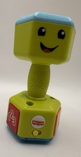Fisher Price Laugh and Learn Counting Reps Dumbbell Weight Rattle