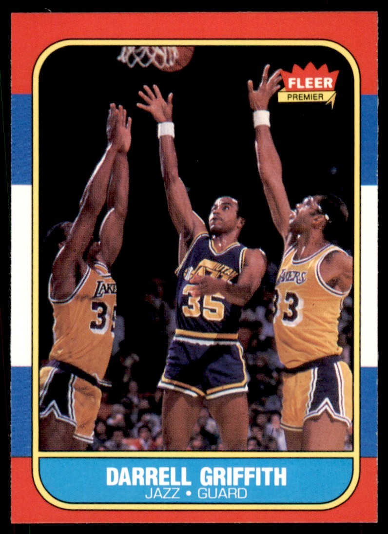 1986-87 Fleer Set Break Darrell Griffith #42 NR-MINT