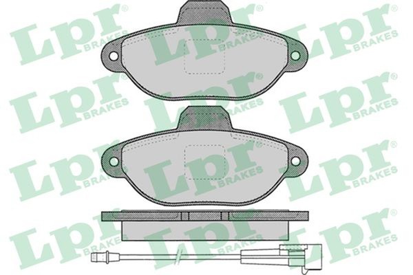 LPR Bremsbelagsatz Scheibenbremse 05P1262 FüR Fiat Panda KA RU8 Ford Classic 169-image