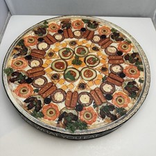 Vintage SPRINGBOK Circular Jigsaw Puzzle YOU ARE WHAT YOU EAT 1973 500 Pieces