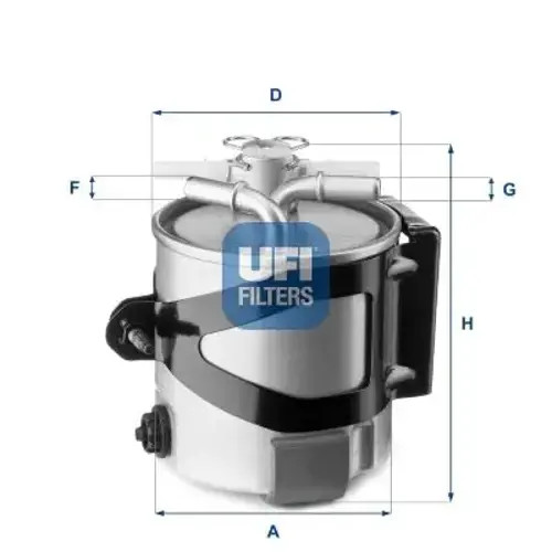 Ufi Filters Ufi 55.430.00 Fuel Filter - Image 2