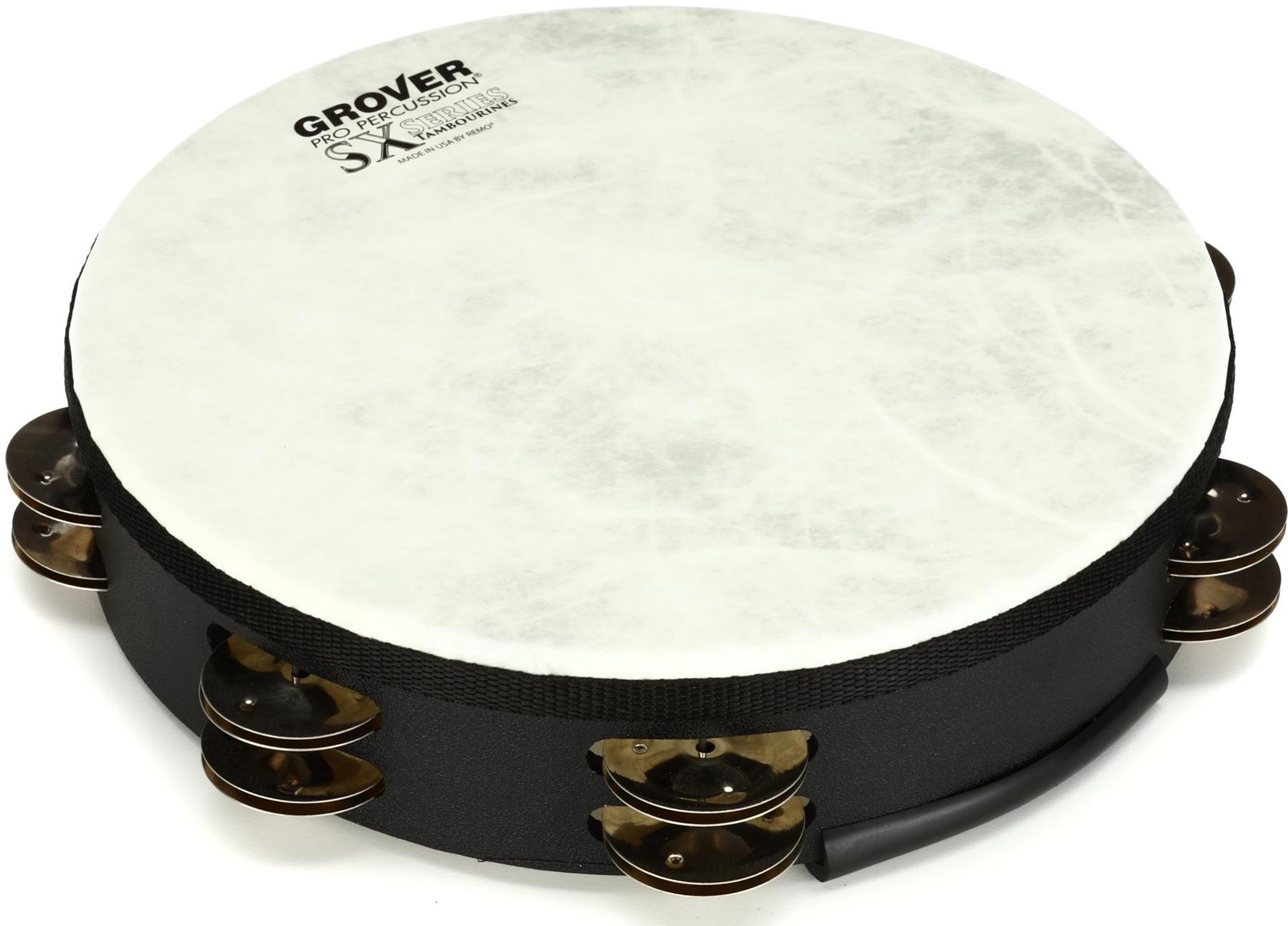 10-дюймовый двухрядный тамбурин Grover Pro Percussion SX-GS серии SX
