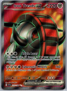 Iron Treads ex 233/198 Scarlet & Violet Base Set Full Art Ultra Rare