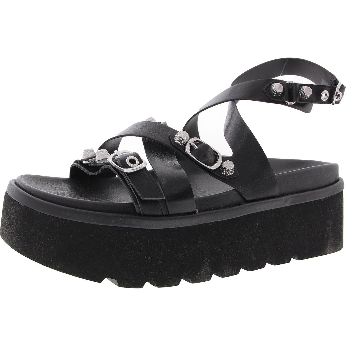Женские босоножки на платформе Steve Madden Brant, украшенные искусственной кожей, BHFO 8247