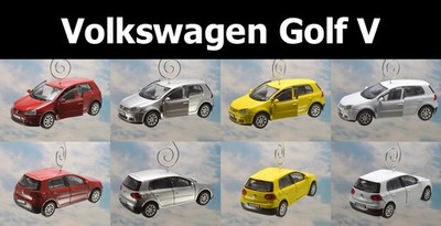 NEW Volkswagen Golf V Mk5 VW Christmas Tree Ornament Decor 1/36 Scale Adorno