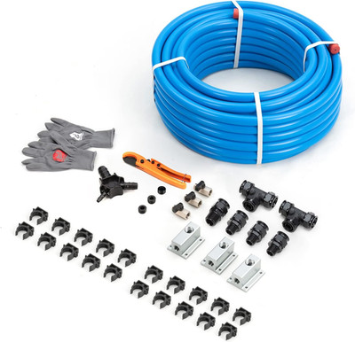 Compressed Air Piping System Pressured Leak-Proof Easy to Install 3/4'' X 100 Fee