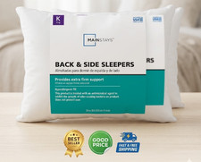 Back Side Sleeper Bed Pillow King Extra Firm Support