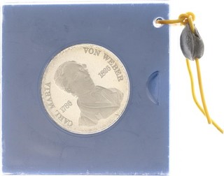 DDR 10 Mark 1976 Weber original verplombt PP