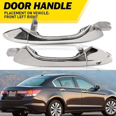 2-4X Outside Front Left+Right Door Handle Assembly For 2008-2012 Honda Accord ED