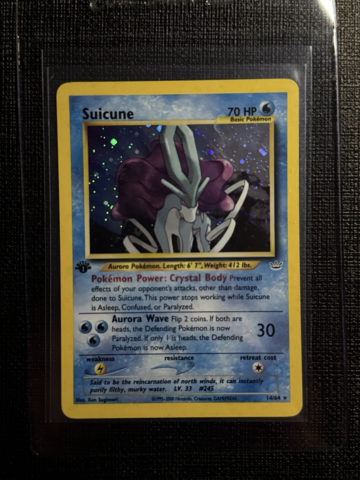 Suicune 2001 Neo Revelation #14/64 1st Edition Holo Price Guide