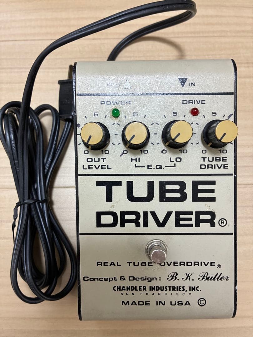 Chandler BK Butler TUBE DRIVER Early Model 1980s Vintage Overdrive