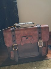 Ecosusi Womens  Vegan Leather Laptop Messenge...
