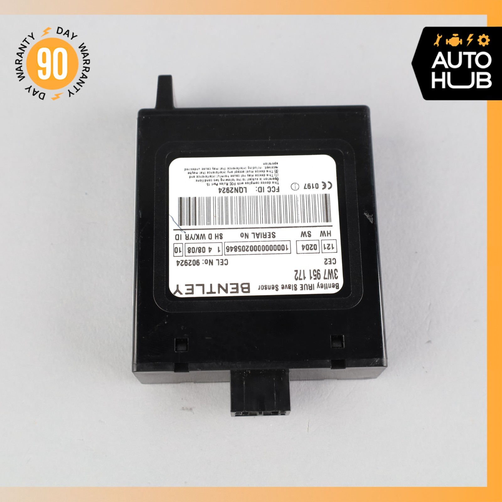 07-18 Bentley Continental GTC Anti Theft Alarm Movement Module OEM